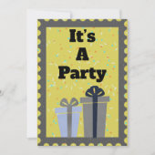 C'est une invitation à une fête (Devant)