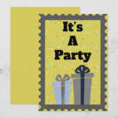 C'est une invitation à une fête (Devant / Derrière)