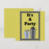 C'est une invitation à une fête (Devant / Derrière)