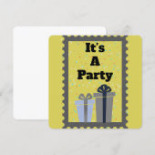 C'est une invitation à une fête (Devant / Derrière)