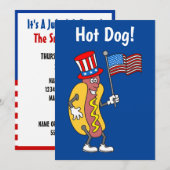 C'est une invitation à une fête du 4 juillet Hot D (Devant / Derrière)