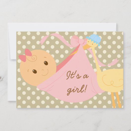 C'est une Invitation Baby shower (Devant)