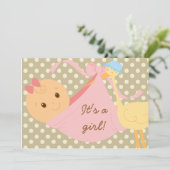 C'est une Invitation Baby shower (Debout devant)