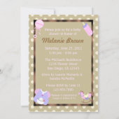 C'est une Invitation Baby shower (Dos)
