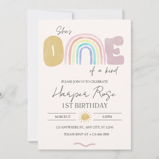 C'est une invitation d'anniversaire (Devant)