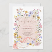 C'est une invitation d'anniversaire de fleur sauva (Devant)