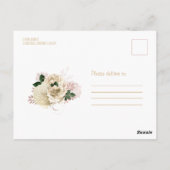 C'est une invitation de Baby shower de fille (Dos)