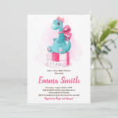 C'est une invitation de Baby shower de fille migno (Debout devant)