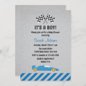 C'est une invitation de baby shower de voiture de (Devant / Derrière)