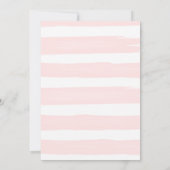 C'est une invitation de Baby shower fille (Dos)