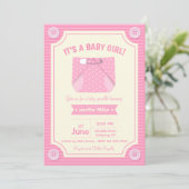 C'est une invitation de douche de bébé (Debout devant)