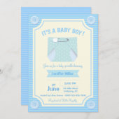 C'est une invitation de douche de bébé (Devant / Derrière)