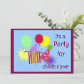 C'est une invitation de fête (Debout devant)