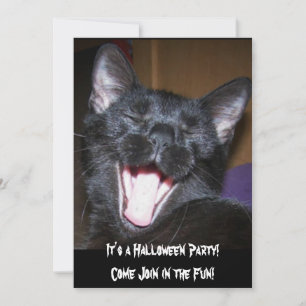 C'est une invitation de la fête d'Halloween