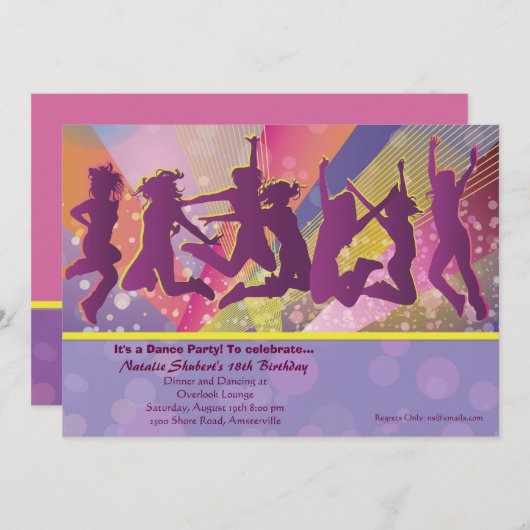 C'est une invitation de partie (Devant / Derrière)