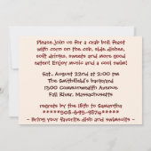 C'est une invitation de partie d'ébullition de (Dos)