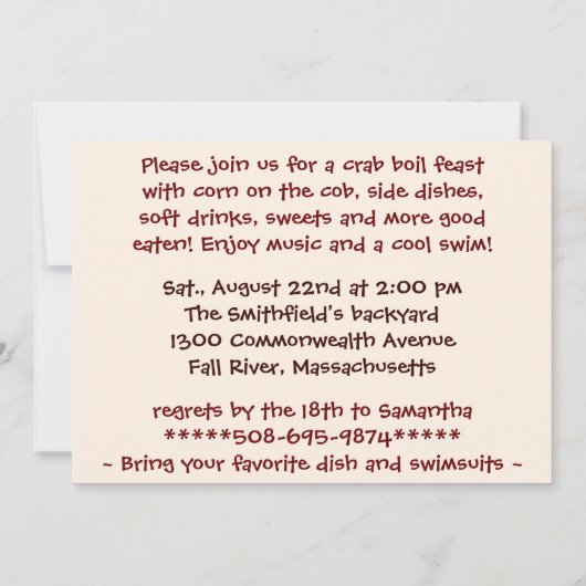 C'est une invitation de partie d'ébullition de (Dos)