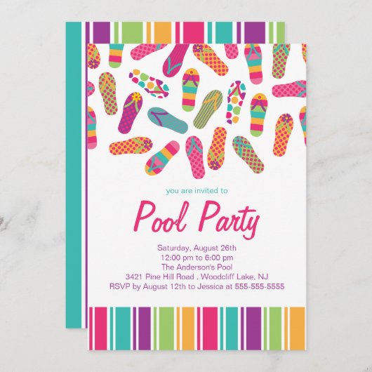 C'est une invitation de réception au bord de la (Devant / Derrière)