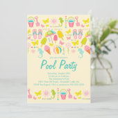 C'est une invitation de réception au bord de la (Debout devant)