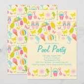 C'est une invitation de réception au bord de la (Devant / Derrière)