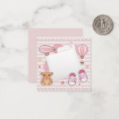 C'est une invitation fille/Baby shower (Devant/Arrière en situation)