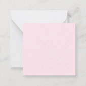 C'est une invitation fille/Baby shower (Dos)