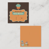 C'est une invitation garçon/Baby shower (Devant / Derrière)