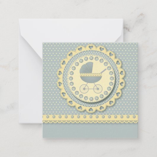 C'est une invitation garçon/Baby shower (Devant)