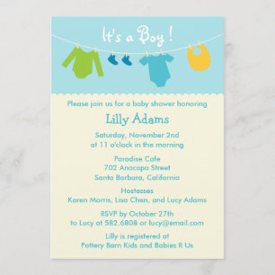 C'est une invitation pour un Baby shower