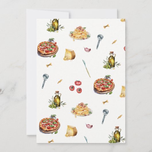 C'est une invitation pour un dîner de répétition i (Dos)