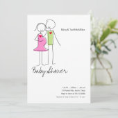 C'est une invitation pour une petite fille, une do (Debout devant)