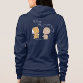 C'est une journée pluvieuse | Sweat à capuche zipp (Dos)