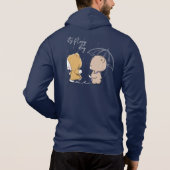 C'est une journée pluvieuse | Sweat à capuche zipp (Dos)
