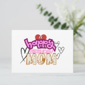 C'est une joyeuse carte de maman d'anniversaire DE (Debout devant)
