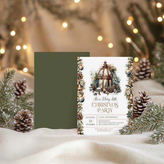 C'est une joyeuse petite invitation de Noël