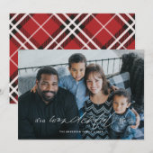 C'est une merveilleuse carte de Noël pour les Fête (Devant / Derrière)