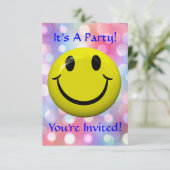 C'est une partie ! Amusement, invitation colorée (Debout devant)