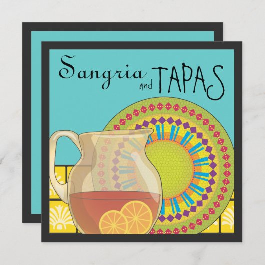 C'est une partie de Tapas ! Invitation heureuse de (Devant / Derrière)