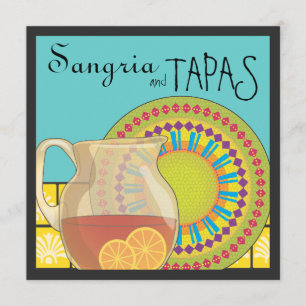 C'est une partie de Tapas ! Invitation heureuse de