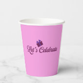 C'est Votre Anniversaire Gobelets En Papier (Verso)
