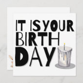 C'Est Votre Carte Anniversaire (Devant / Derrière)