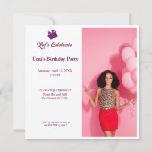 C'est votre invitation d'anniversaire (Dos)
