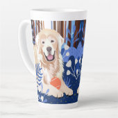 C'EST VRAI Golden Retriever Latte Mug (Angle gauche)