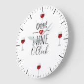 C'est Wine o'clock bar horloge (Angle)