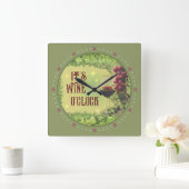 C'est Wine o'clock Horloge murale (Maison)