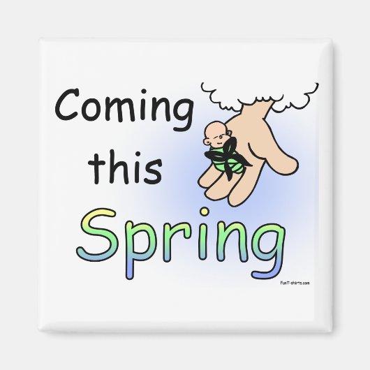 Cet aimant de printemps arrive (Devant)