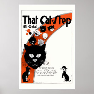 Cet arrêt de chat - grande affiche d'EL Gato