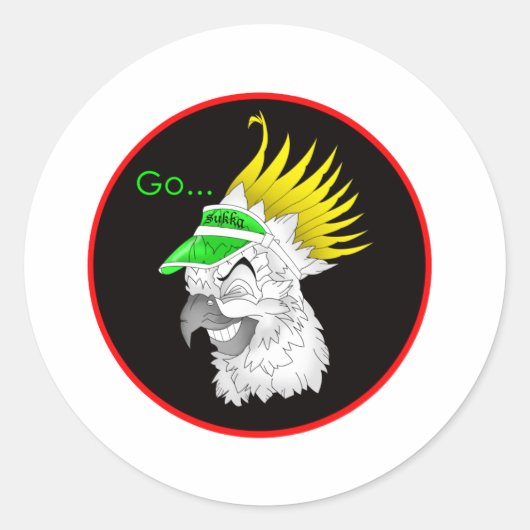 Cet autocollant dit Ne jamais oublier les autres! (Devant)