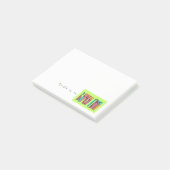 Cet endroit tourne sur la plage Heure Post-it Note (Incliné)