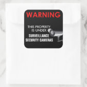 CET ÉTABLISSEMENT EST SOUS SURVEILLANCE STICKER (Sac)